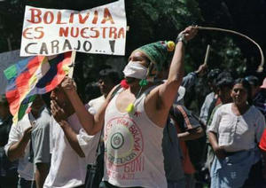 Bolivia no se somete.