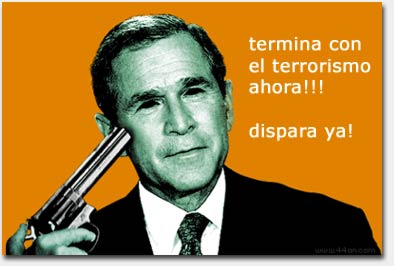 Chiste: ¡Que reine la libertad!&quot; by George W. Bush